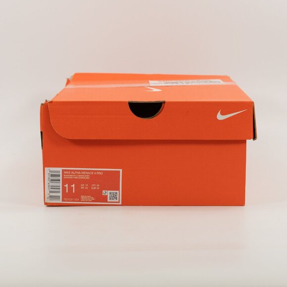 Nike Alpha Menace 4 Pro 'Black Light Smoke Grey' FD7037-001 Football size 11 - Picture 9 of 9